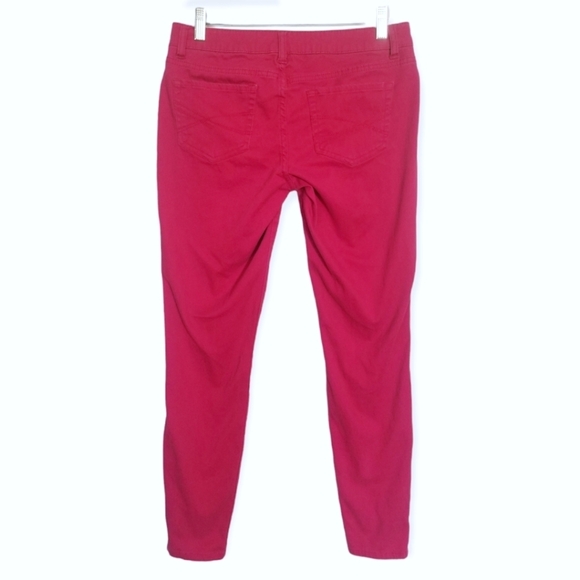 Aeropostale Red Lola Jegging with Zippers 6 Regular - Picture 2 of 6